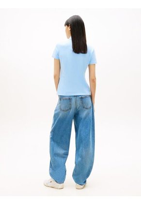Polo Azul Essential De Corte Slim Tommy Jeans