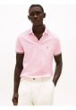 Polo Rosa Ribeteado De Corte Slim Tommy Hilfiger de Tommy Hilfiger