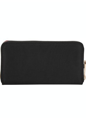 Billetera Negra Poppy Con Cierre De Cremallera Tommy Hilfiger