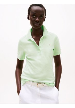 Polo Verde 1985 Collection Slim De Piqué Tommy Hilfiger