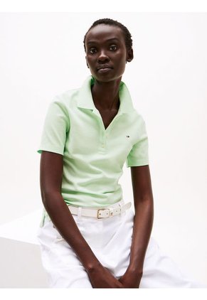 Polo Verde 1985 Collection Slim De Piqué Tommy Hilfiger