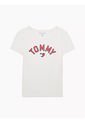 Camiseta Niña Blanca Con Logotipo De Corazón Adaptive Tommy Hilfiger de Tommy Hilfiger
