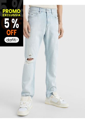 Jeans Azul Scanton De Corte Ajustado Para Hombre Tommy Jeans Tommy Hilfiger