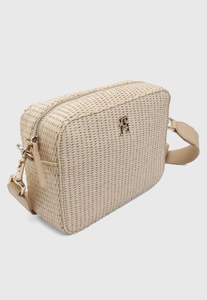 Bolso Beige-Dorado TOMMY HILFIGER