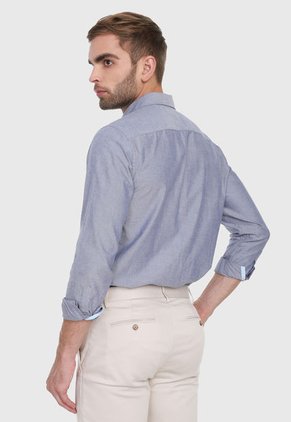 Camisa Azul Tommy Hilfiger