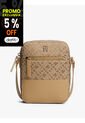 Bolso Beige Crossover Jacquard Tommy Hilfiger de Tommy Hilfiger