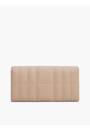 Billetera Beige Large Con Cierre De Solapa Tommy Hilfiger
