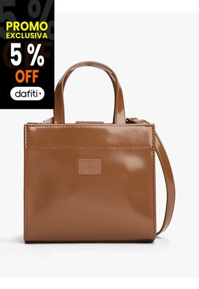 Bolso Chocolate Mini Tote Must Tommy Hilfiger