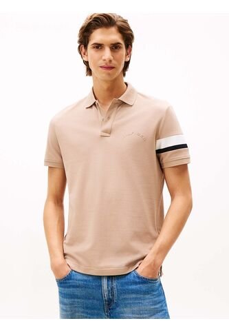 Polo Beige De Corte Regular Con Detalles De Cinta RWB Tommy Hilfiger Tommy Hilfiger
