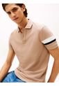Polo Beige De Corte Regular Con Detalles De Cinta RWB Tommy Hilfiger de Tommy Hilfiger