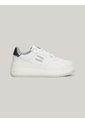 Tenis Blanco De Baloncesto Metalizadas De Cuero Tommy Hilfiger de Tommy Hilfiger