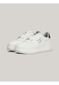 Tenis Blanco De Baloncesto Metalizadas De Cuero Tommy Hilfiger de Tommy Hilfiger
