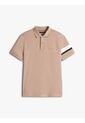 Polo Beige De Corte Regular Con Detalles De Cinta RWB Tommy Hilfiger de Tommy Hilfiger