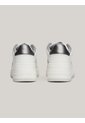 Tenis Blanco De Baloncesto Metalizadas De Cuero Tommy Hilfiger de Tommy Hilfiger