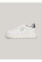 Tenis Blanco De Baloncesto Metalizadas De Cuero Tommy Hilfiger de Tommy Hilfiger