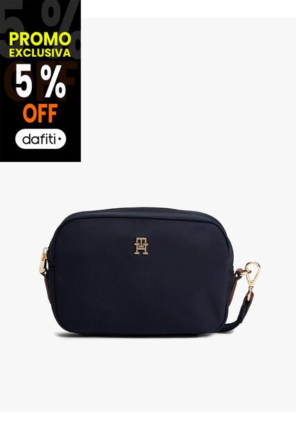 Bolso Azul Cruzado De Tejido Técnico Tommy Hilfiger