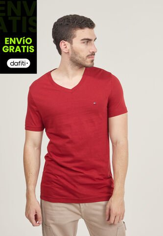 Camiseta TOMMY HILFIGER Borgoña Tommy Hilfiger