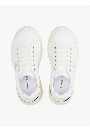 Tenis Blanco Con Logo Tommy Hilfiger
