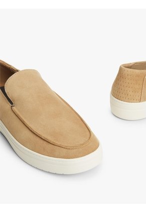 Mocasines Beige De Ante Ligeros Tommy Hilfiger