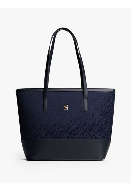 Bolso Azul Tote Jacquard Tommy Hilfiger
