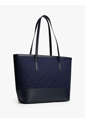 Bolso Azul Tote Jacquard Tommy Hilfiger