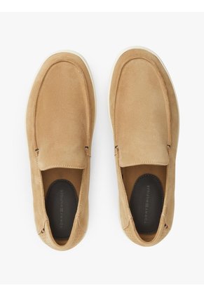Mocasines Beige De Ante Ligeros Tommy Hilfiger