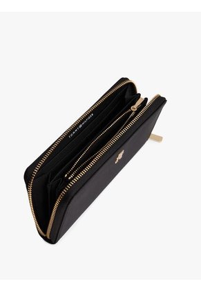 Billetera Negra TH Icon Large Tommy Hilfiger
