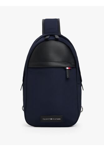 Bolso Azul Cruzado Con Parche Del Logo Tommy Hilfiger Tommy Hilfiger