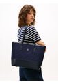 Bolso Azul Tote Jacquard Tommy Hilfiger de Tommy Hilfiger