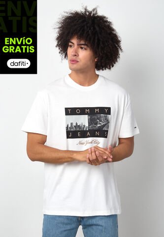 Camiseta TOMMY HILFIGER Marfil Tommy Hilfiger