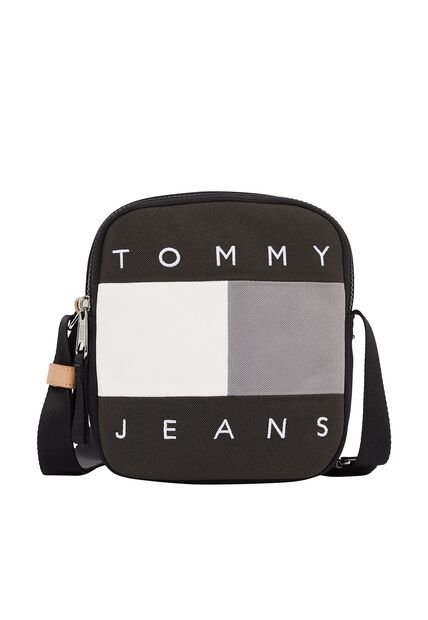 Bolso Negro Mini Reporter Tommy Hilfiger