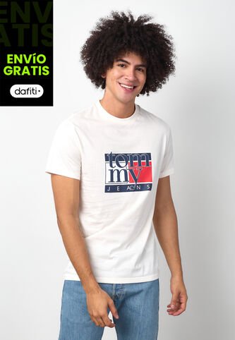 Camiseta TOMMY HILFIGER Marfil Tommy Hilfiger