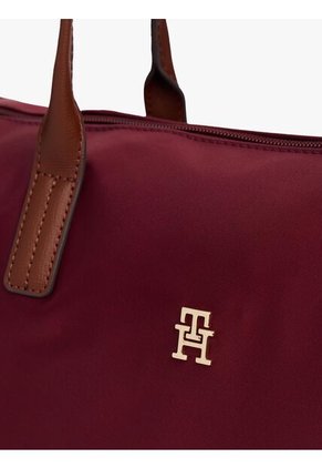 Bolso Rojo Tote Con Monograma TH Tommy Hilfiger