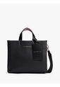 Bolso Negro Tote Cruzado Y Etiqueta Tommy Hilfiger de Tommy Hilfiger