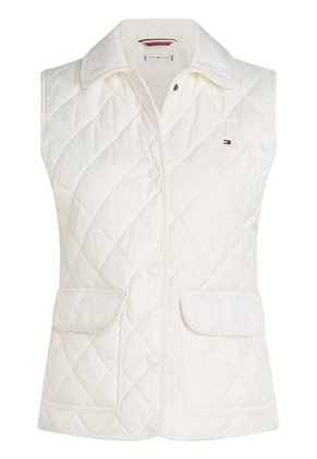 Chaleco Blanco Acolchado Sin Mangas Tommy Hilfiger