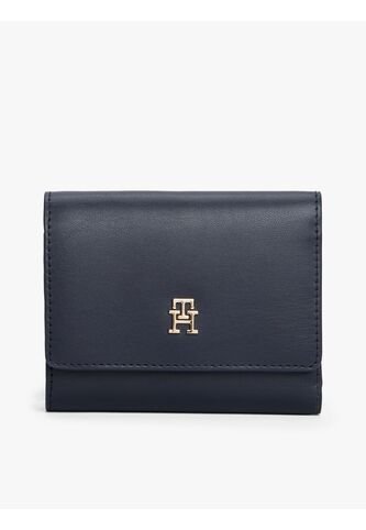 Billetera Azul Trifold Con Monograma TH Tommy Hilfiger Tommy Hilfiger