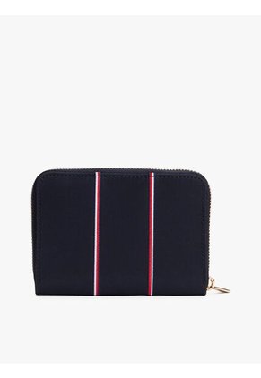 Billetera Azul Oscuro TH Icon Med Tommy Hilfiger