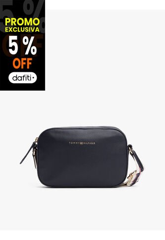 Bolso Azul Cruzado Con Logo Tommy Hilfiger Tommy Hilfiger