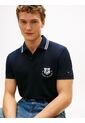 Polo Azul De Corte Regular Con Escudo Tommy Hilfiger de Tommy Hilfiger