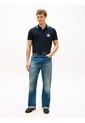 Polo Azul De Corte Regular Con Escudo Tommy Hilfiger de Tommy Hilfiger