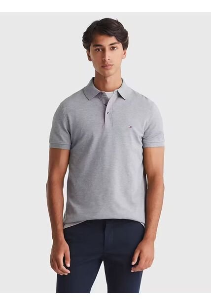 Polo Gris Slim 1985 Tommy Hilfiger