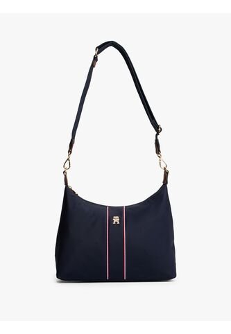 Bolso Azul De Hombro Con Cinta Distintiva Tommy Hilfiger Tommy Hilfiger