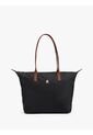 Bolso Negro Tote Con Monograma TH Tommy Hilfiger de Tommy Hilfiger