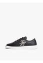 Tenis Negro Ligeras De Cuero Con Logo Tommy Hilfiger de Tommy Hilfiger