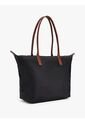 Bolso Negro Tote Con Monograma TH Tommy Hilfiger de Tommy Hilfiger