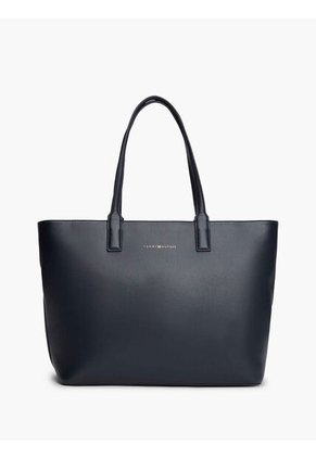 Bolso Azul Tote Con Logo Tommy Hilfiger