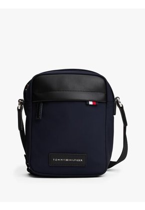 Bolso Azul Reporter Con Parche De Logo Tommy Hilfiger