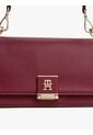 Bolso Rojo Cruzado De Cuero Granulado Tommy Hilfiger de Tommy Hilfiger