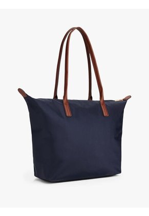 Bolso Azul Tote Con Monograma TH Tommy Hilfiger