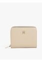 Billetera Beige De Solapa Con Monograma TH Tommy Hilfiger de Tommy Hilfiger